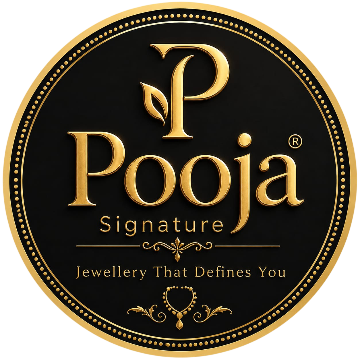 pooja signature logo